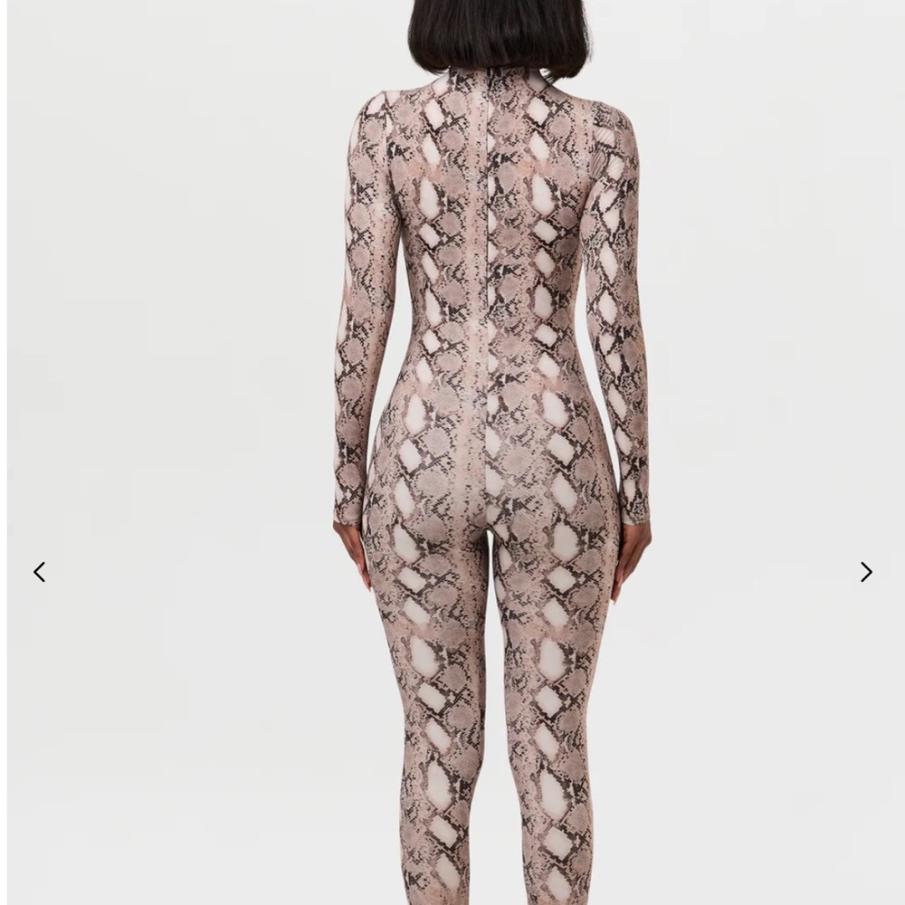 Women's Snakeskin Print Jumpsuit